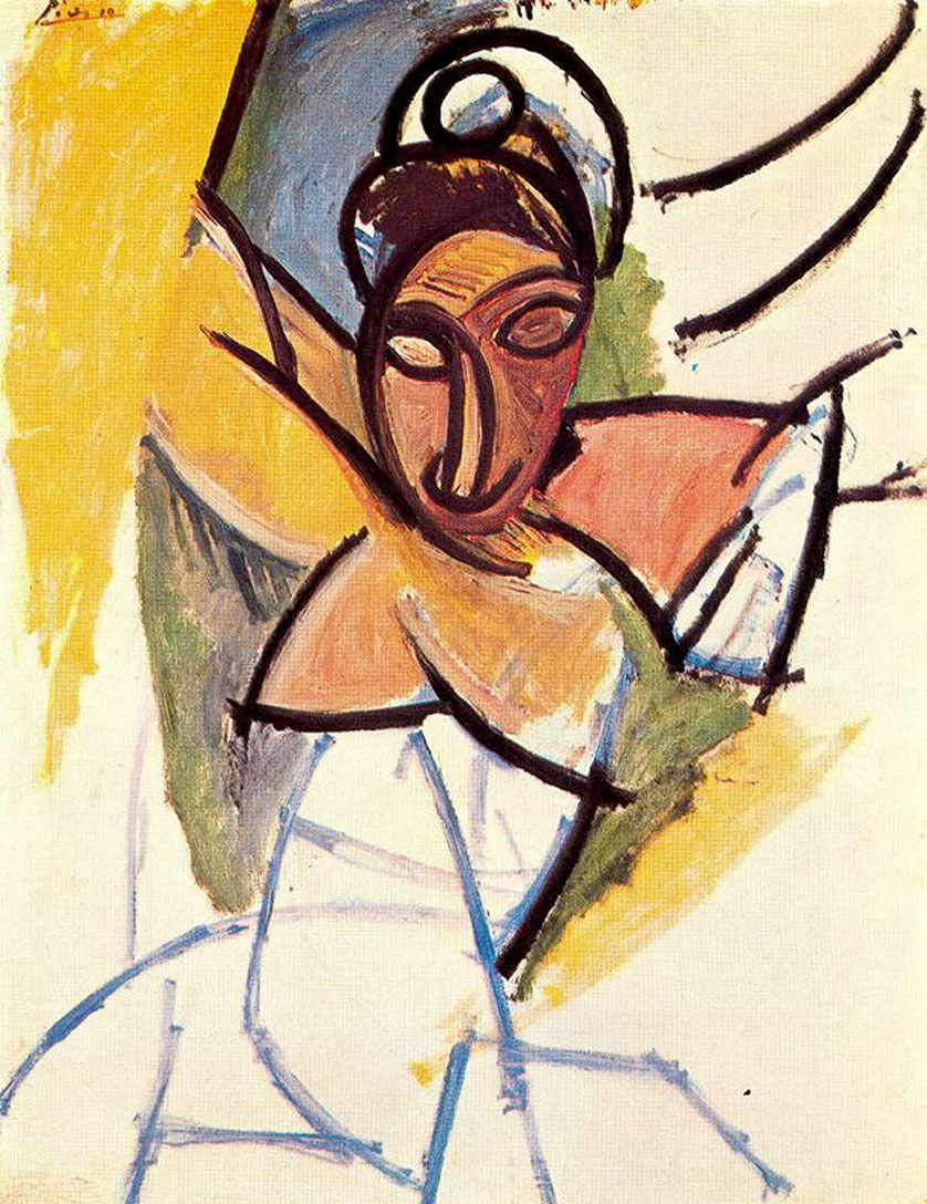 Picasso A girl from Avignon 1907